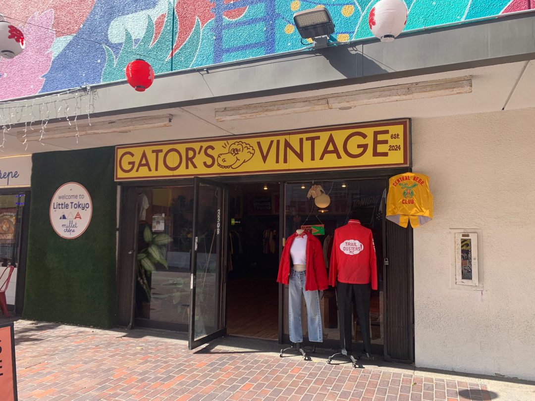 Exterior of Gator's Vintage in Little Tokyo